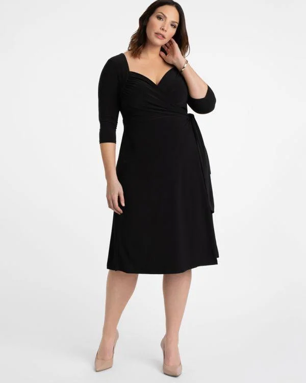 Kiyonna Short Formal Wrap Dress SaleTightlipped