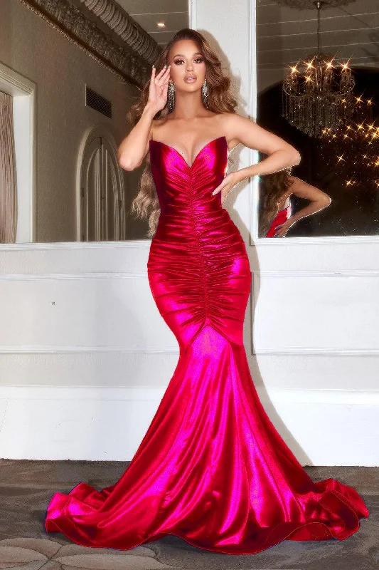 Portia and Scarlett PS22514 Long Strapless Mermaid Prom GownTightstrategy