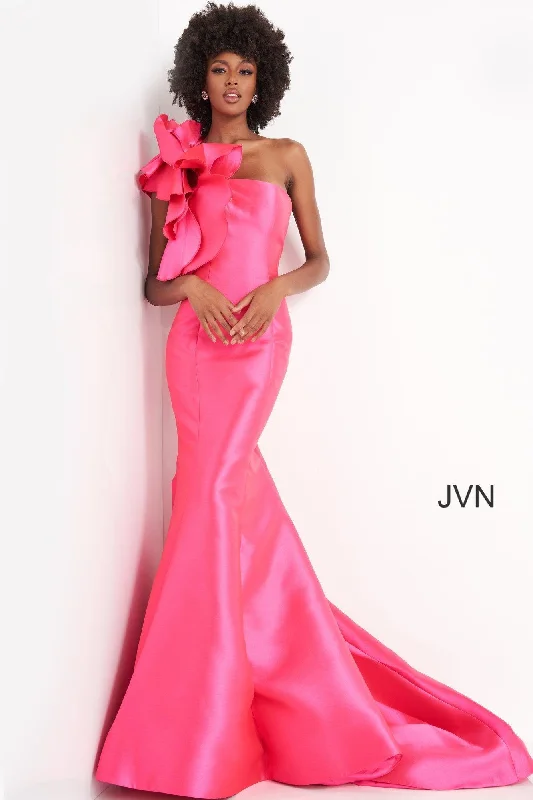 Jovani 00650 One Shoulder Mermaid Long Prom Dress SaleTightyoga