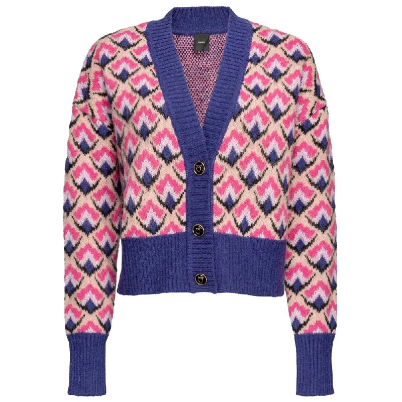 Button-Up Knit TopsPINKO Multicolor Acrylic Sweater