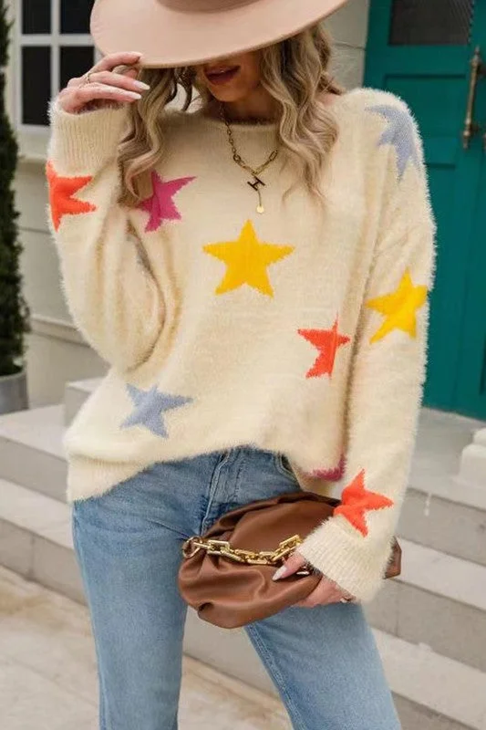 Travel Knit TopsStar Sweater