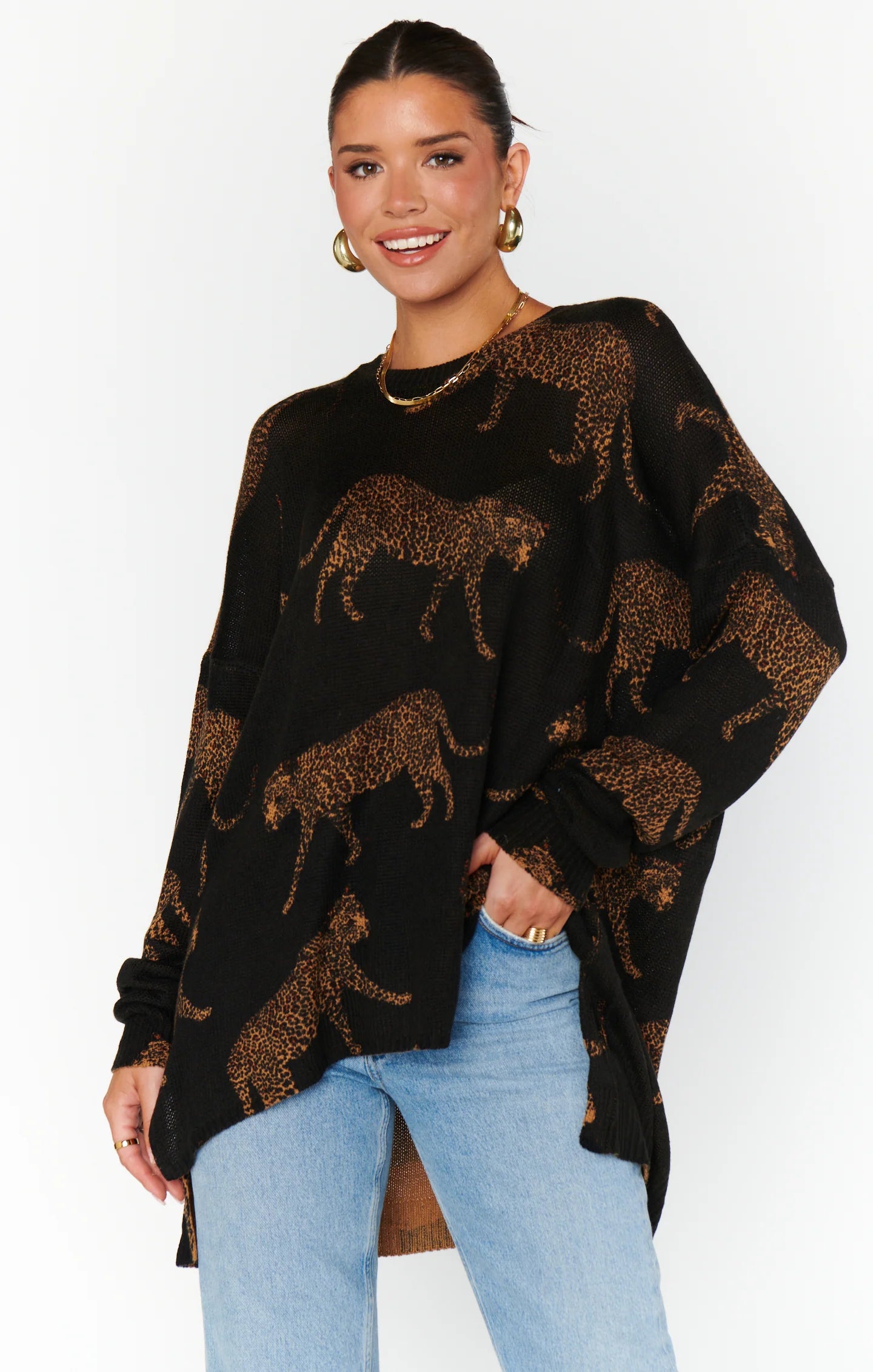 Statement Knit TopsSHOW ME YOUR MUMU BONFIRE SWEATER