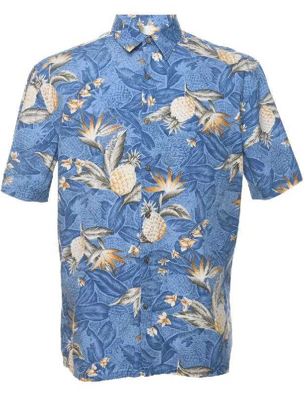 Wool ShirtsFruit Print Hawaiian Shirt - M