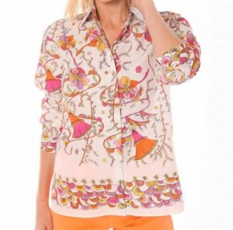 Sleep ShirtsIrina Giverny Shirt In Ecru