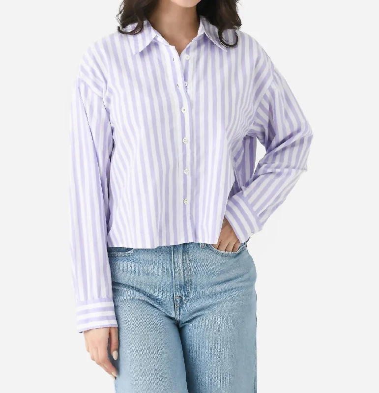 Running ShirtsMorgan Shirt In Amethyst Stripe