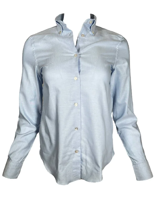 Longline ShirtsWomen's Oxford Shirt In Blue