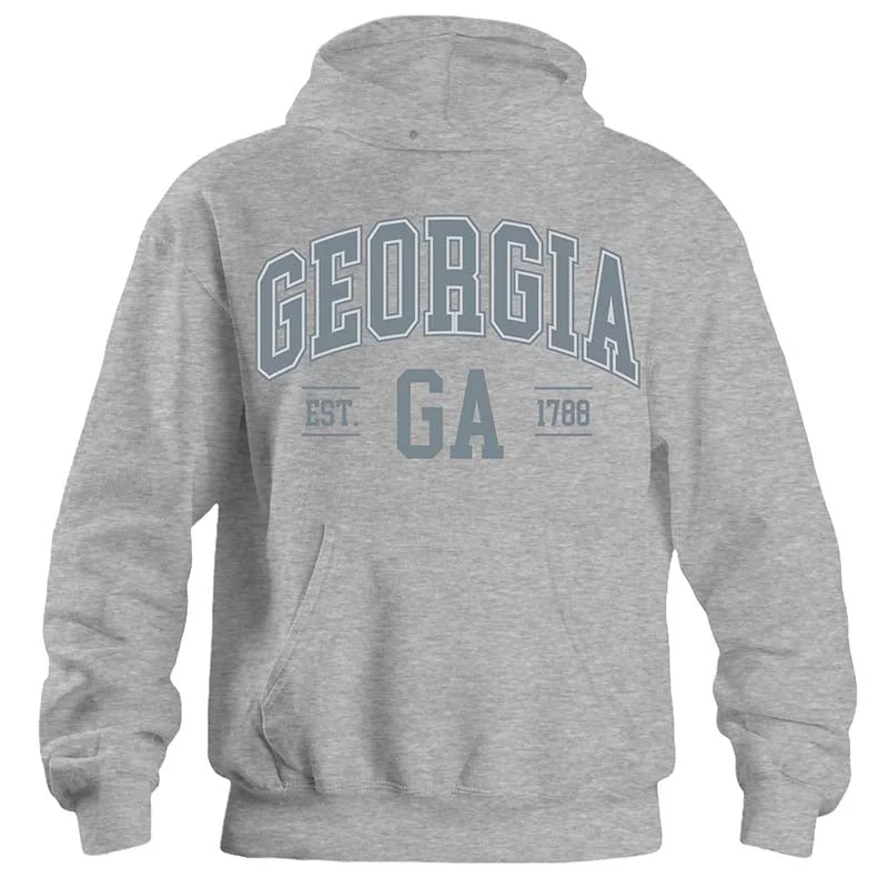 Artist T-ShirtsGeorgia Established Hoodie in Heather Grey