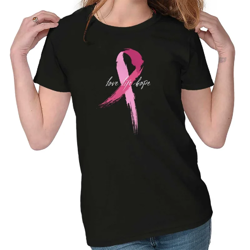 Plush T-ShirtsBreast Cancer Awareness Ladies T Shirt