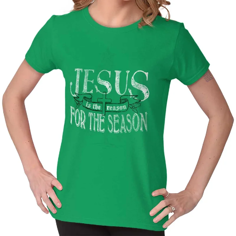 Lace-Up T-ShirtsReason For Season Ladies T Shirt