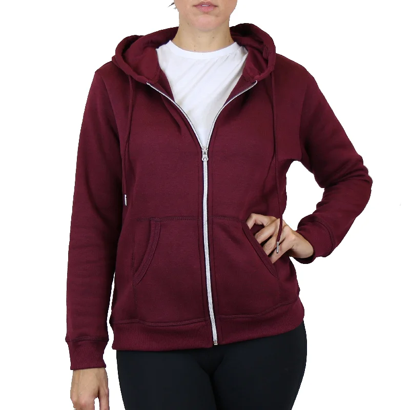 GBH Women's Fleece-Lined Zip & Pullover Hoodie (S-3XL)Compression Sweatshirts