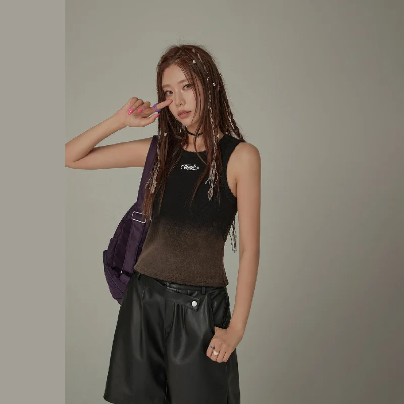 Long sleeveless topLogo Basic Slim Sleeveless Top