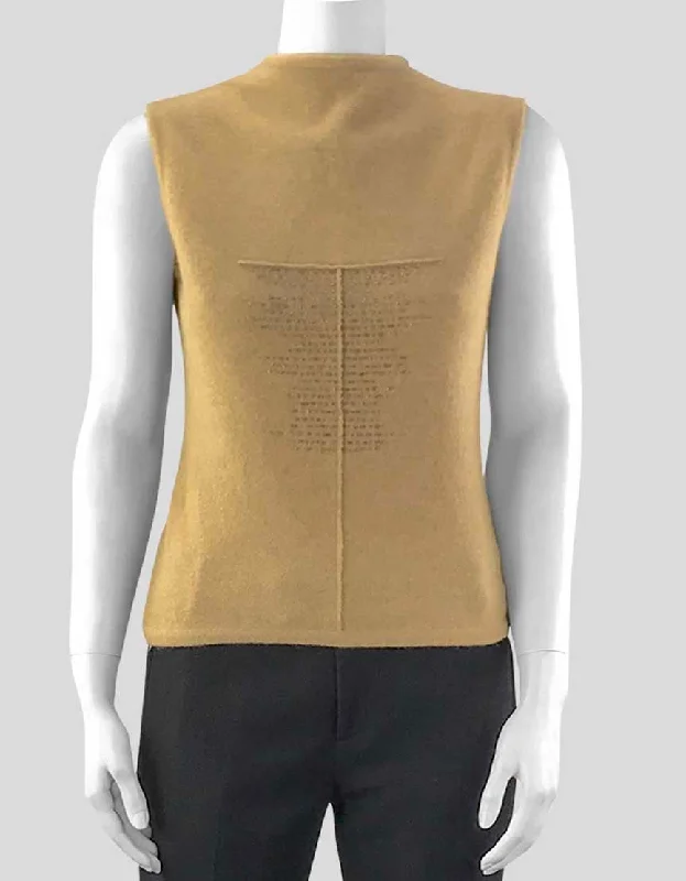 Winter sleeveless topsAlberta Ferretti Wool and Cashmere Sleeveless Top - 42 IT | 8 US